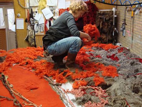 Claudy Jongstra aan het werk - passie en valkuilen